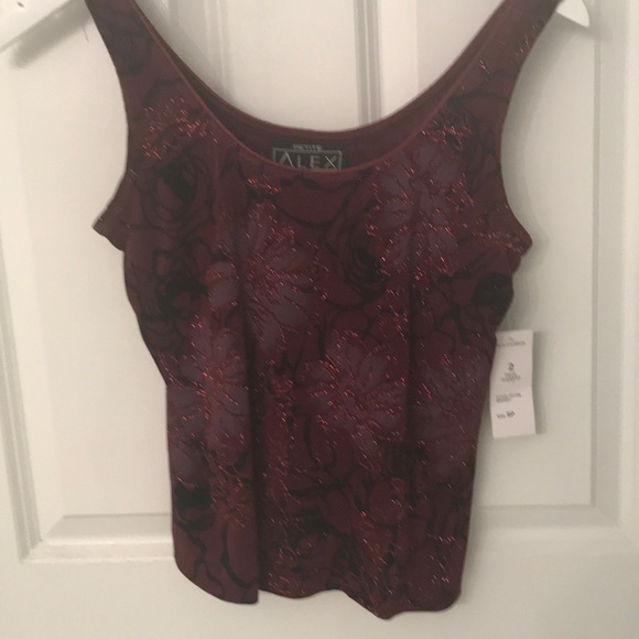 NWT Alex Evenings sweater with matching tank top - Picture 2 of 9